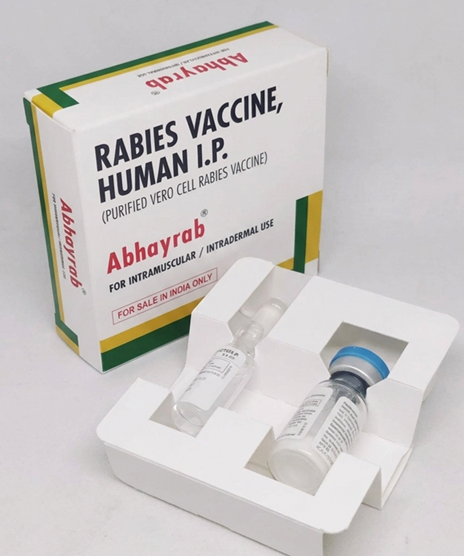 Abhayrab Rabies Vaccine Injection Packaging